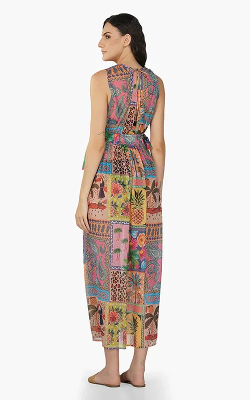 Baylee Sheer Printed Dress