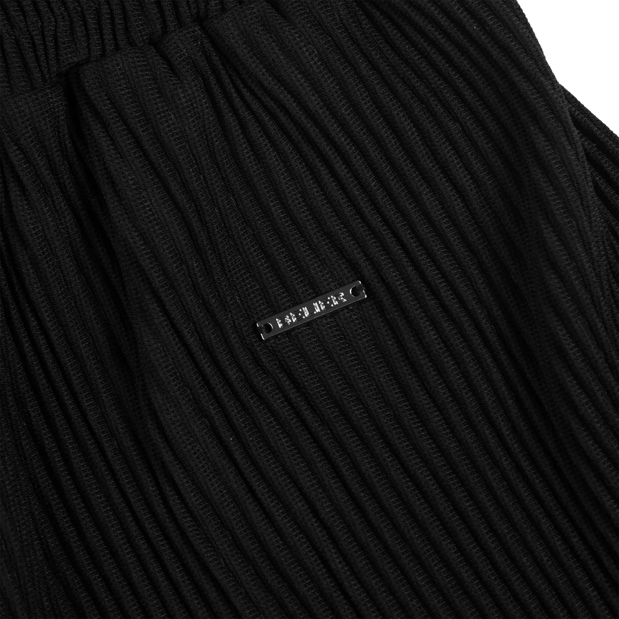 Belier Pleated Black Shorts