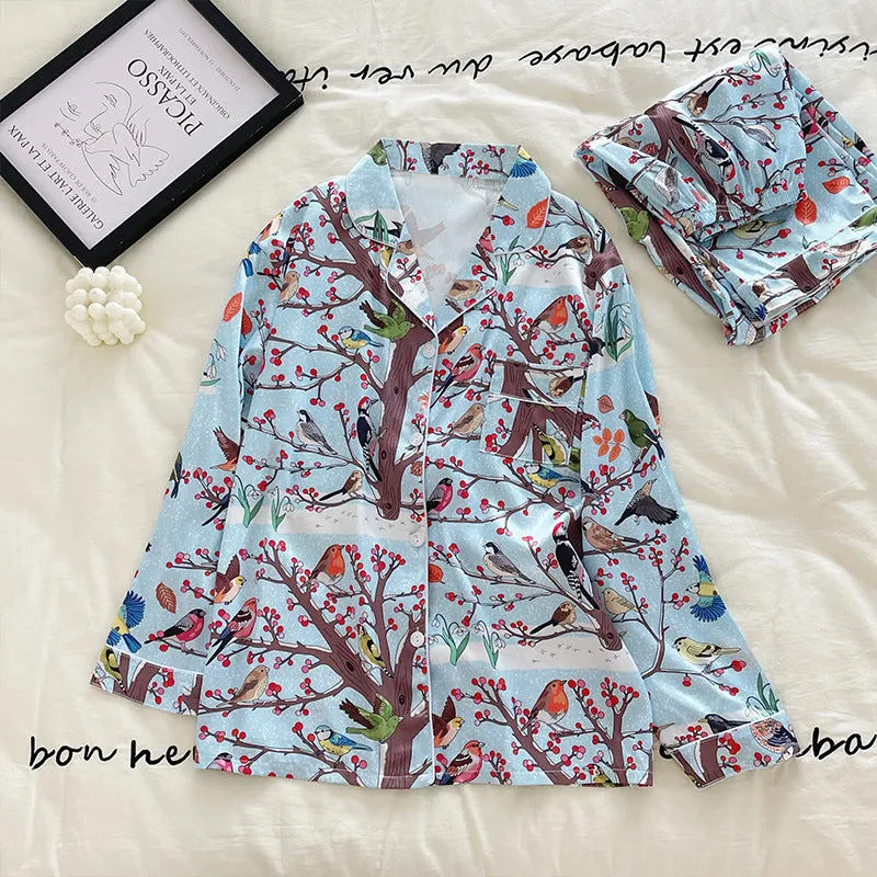 Birds & Berry Tree Pajamas