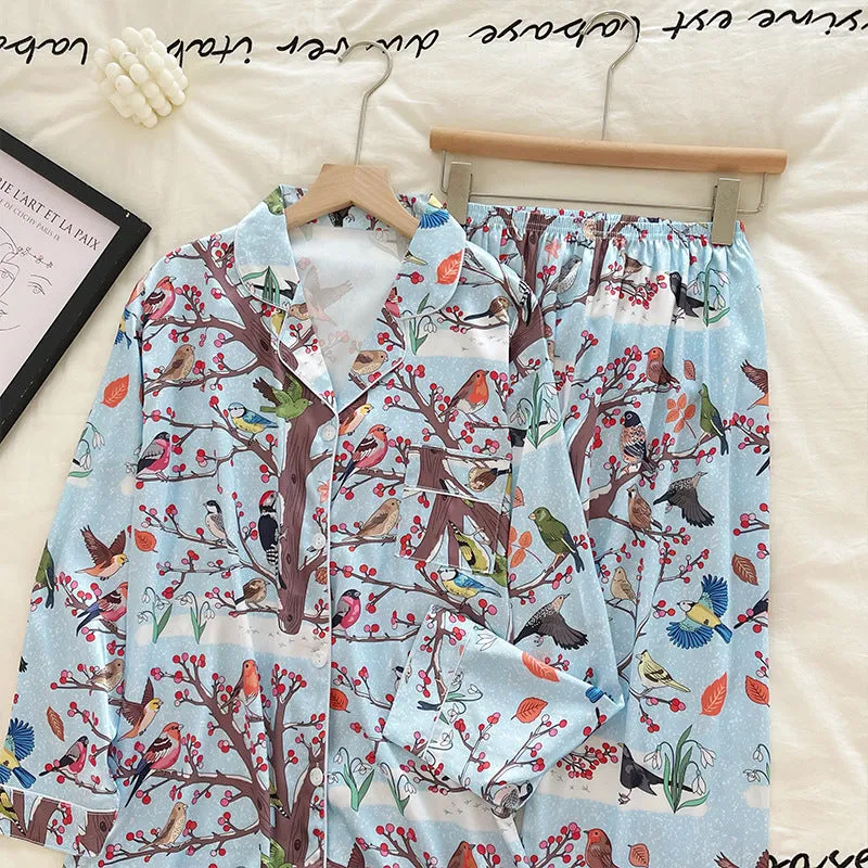 Birds & Berry Tree Pajamas