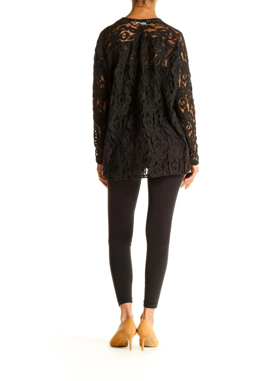 Black Lace Cardigan