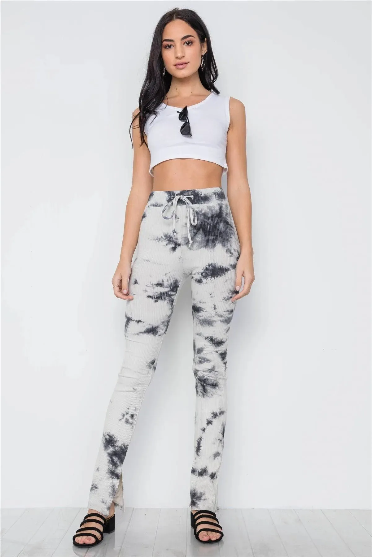 Boho High Waist Tie Dye Bell Bottom Pants /2-2-2