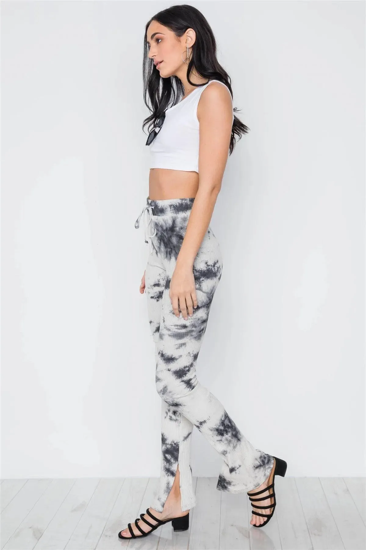 Boho High Waist Tie Dye Bell Bottom Pants /2-2-2