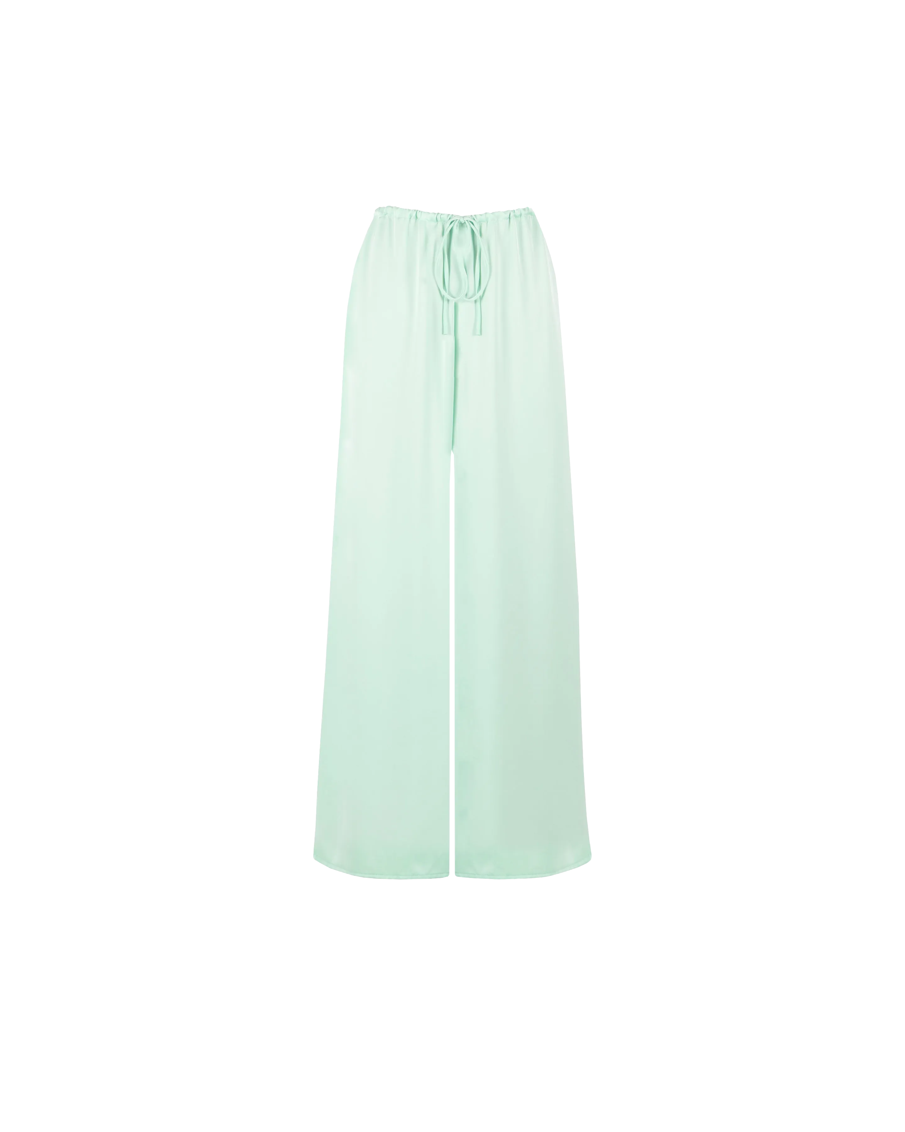 CUCUMBER SATIN PANT MINT