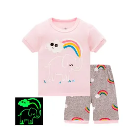 Elephant Glow in the Dark Pajama set