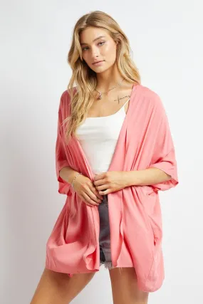 Favorite Solid Kimono Cardigan