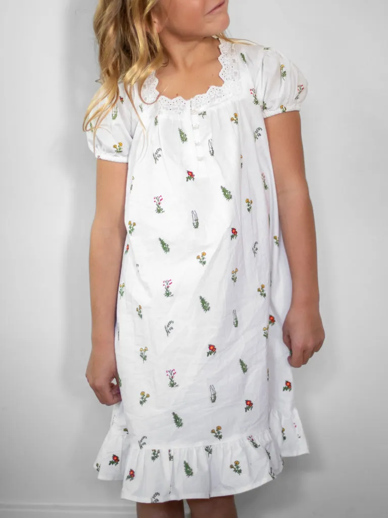 Floral Poplin Nightgowns