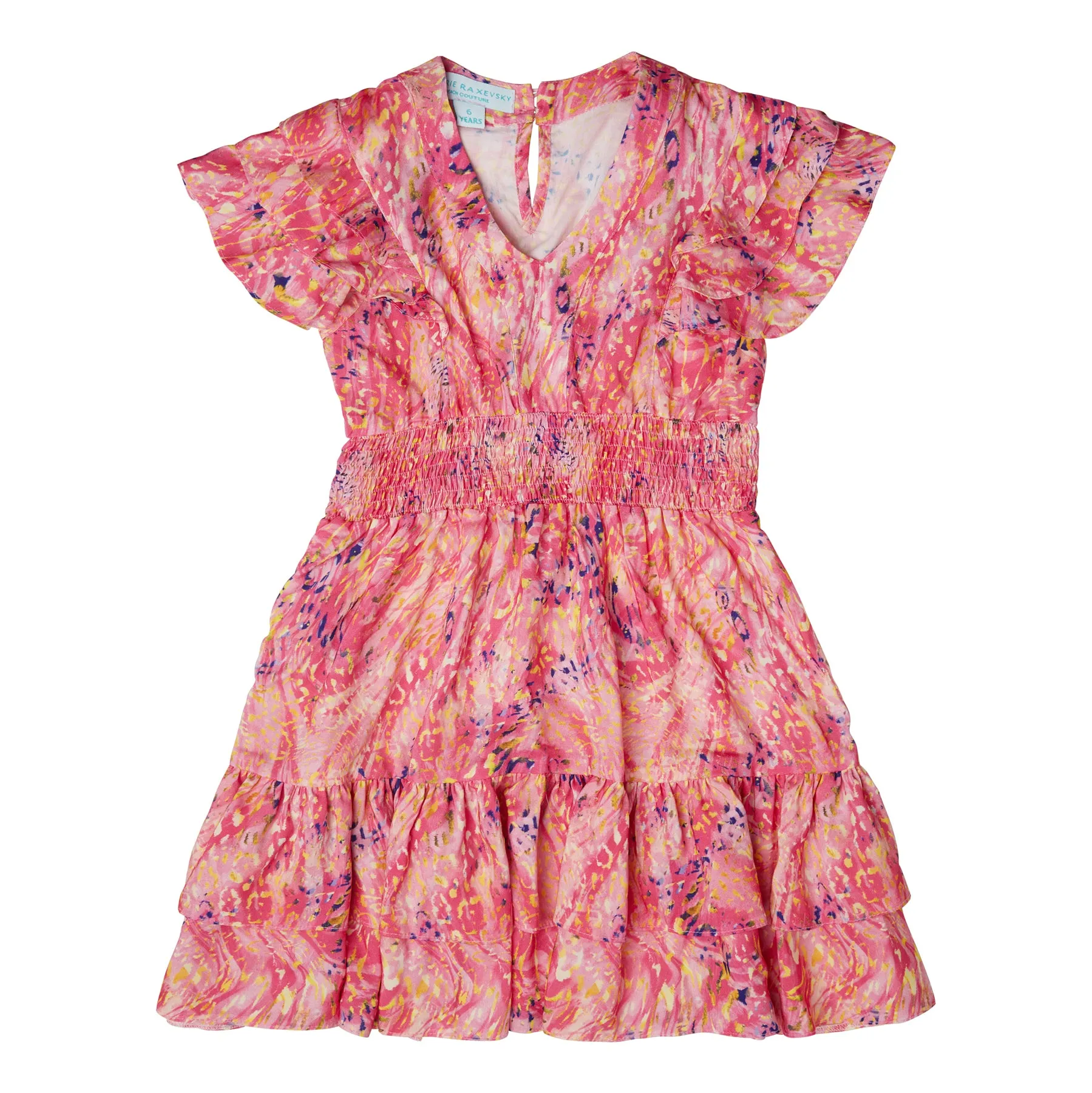 GIRL'S RUFFLED DRESS SPLASH