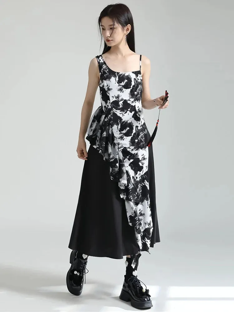 Harsha Ruffled Layered Dress