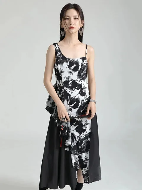 Harsha Ruffled Layered Dress