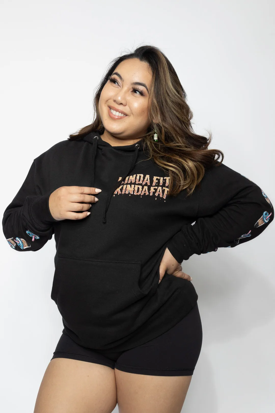 Kinda Fit Kinda Fat Boba Bell Hoodie