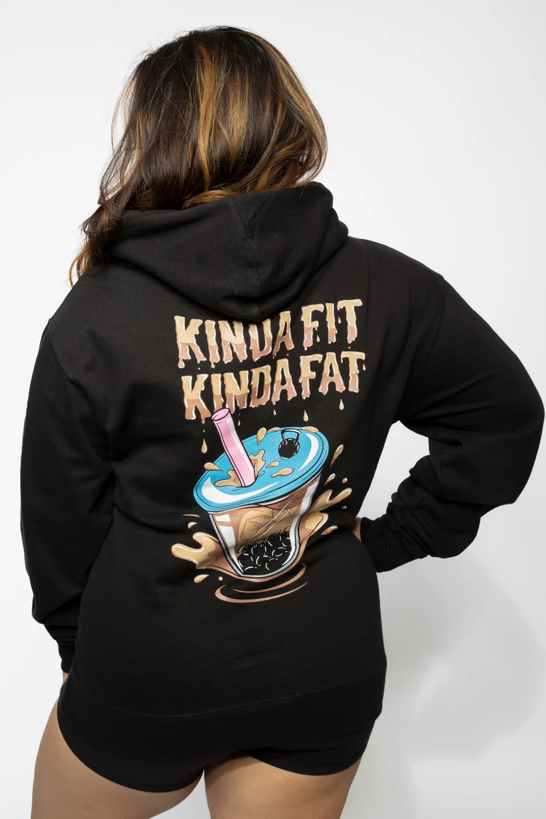 Kinda Fit Kinda Fat Boba Bell Hoodie