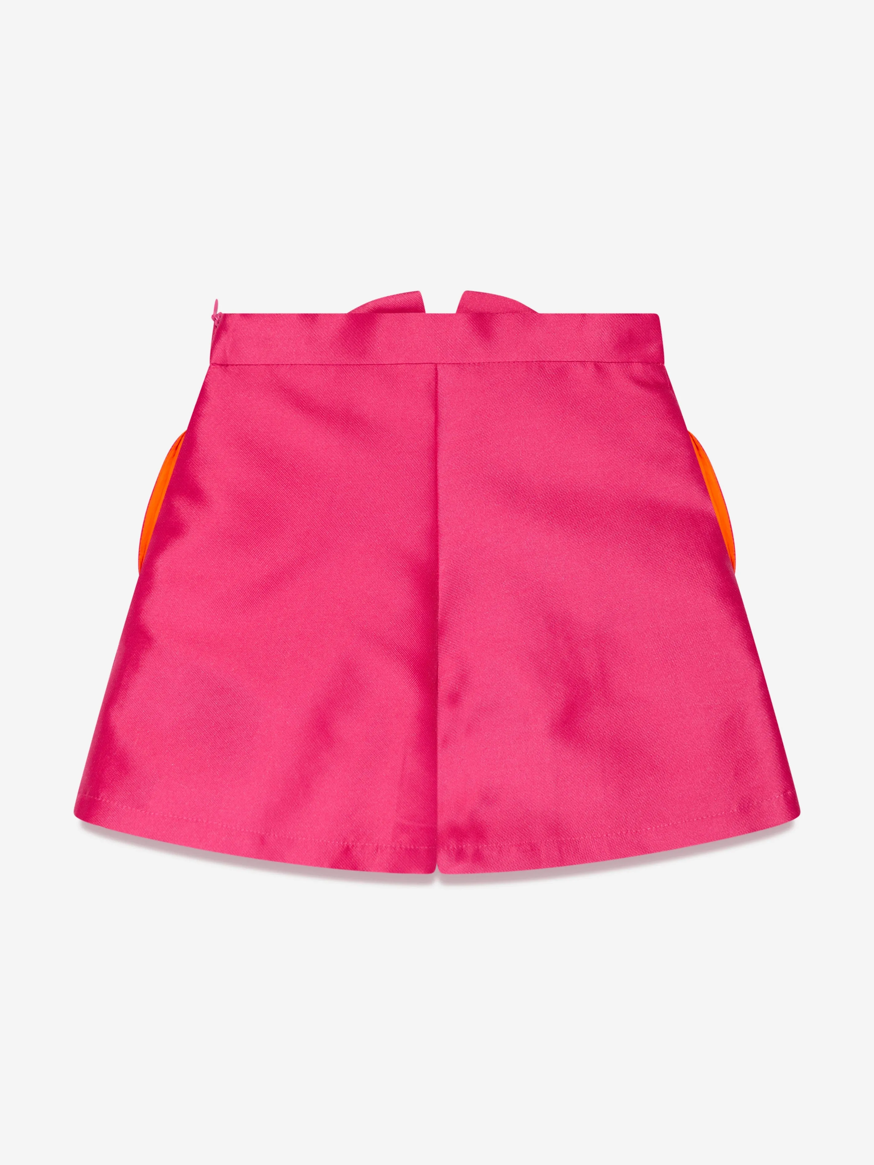 Mama Luma Girls Pleated Shorts in Pink