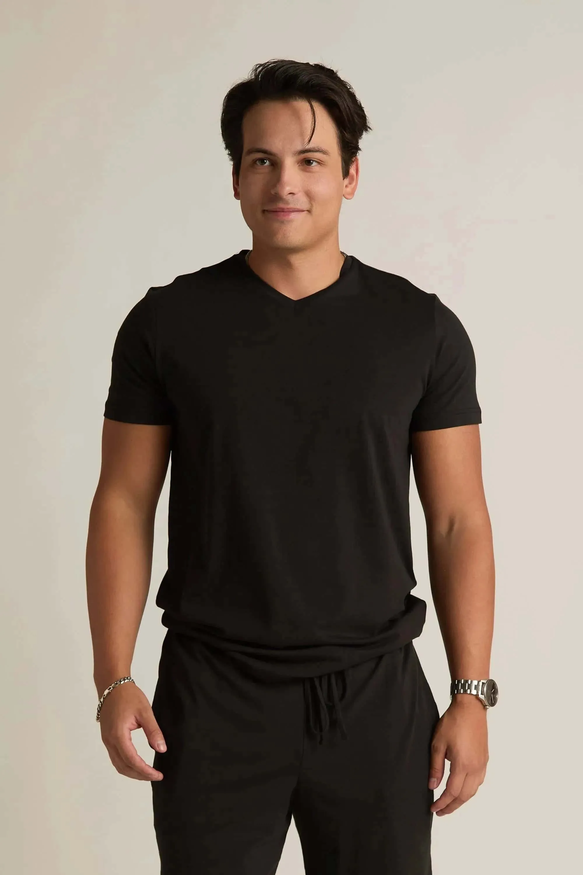 Men's Faceplant Bamboo Basic V-Neck Tee