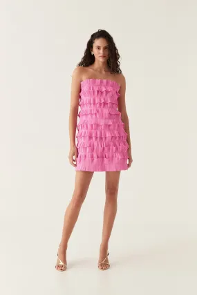 Palladium Ruffled Mini Dress