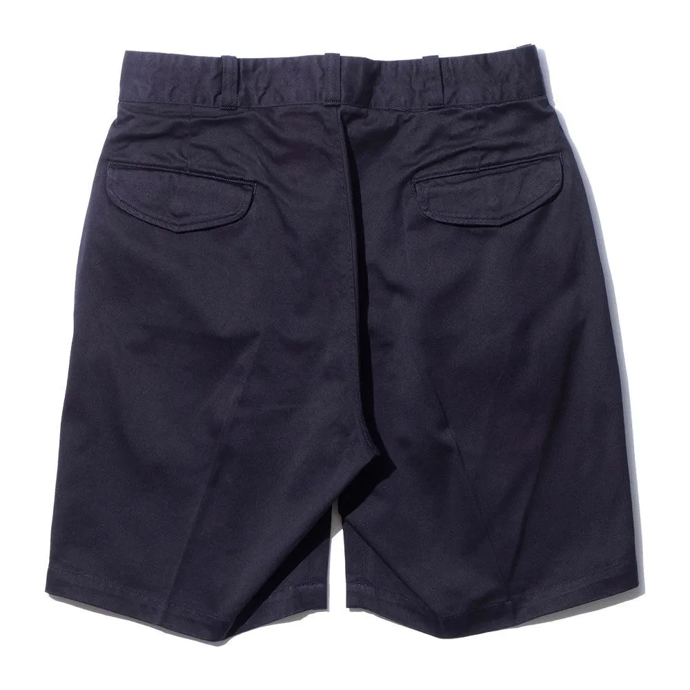 Pherrow's Pleated Shorts Navy