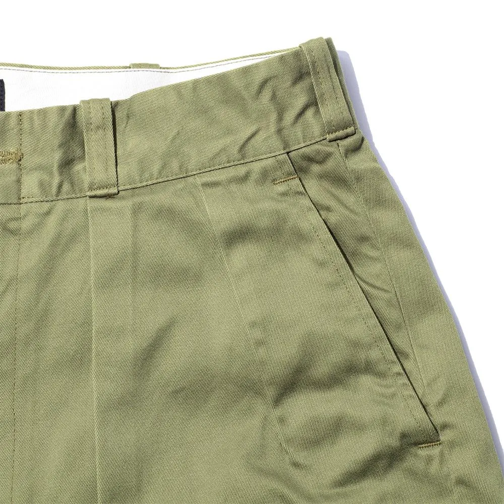 Pherrow's Pleated Shorts Olive