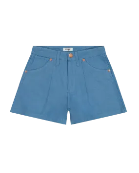 Pleated Walkshorts in Cotton Candy Blue