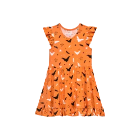 Posh Peanut Cap Sleeve Ruffled Twirl Dress - Hendrix