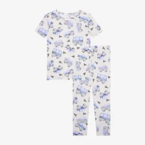 Posh Peanut Franklin Short Sleeve Basic Pajama - Soft, Comfortable and Stylish Sleepwear for Your Little One