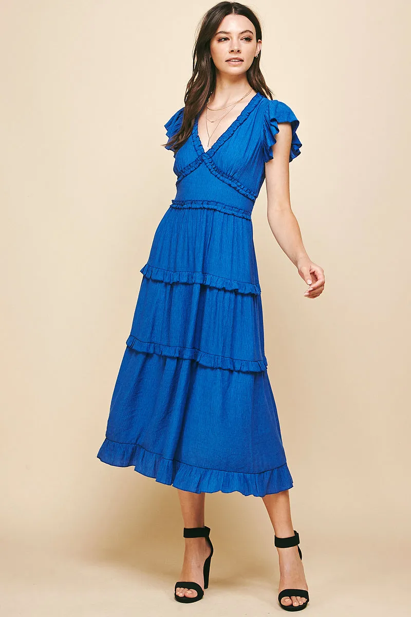 Ruffled Tea Dress