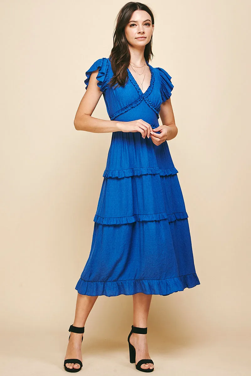 Ruffled Tea Dress