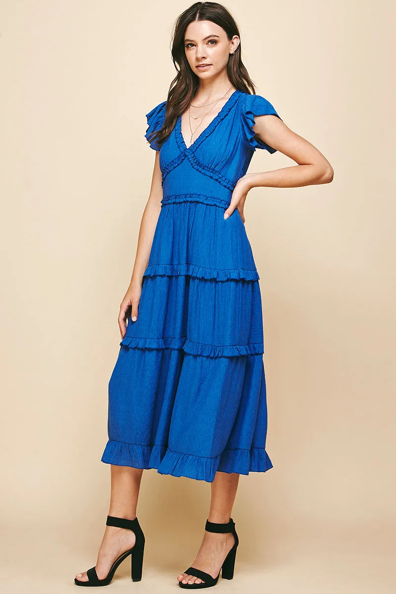 Ruffled Tea Dress