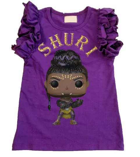 Shuri - Regular or Ruffle Tank Tees