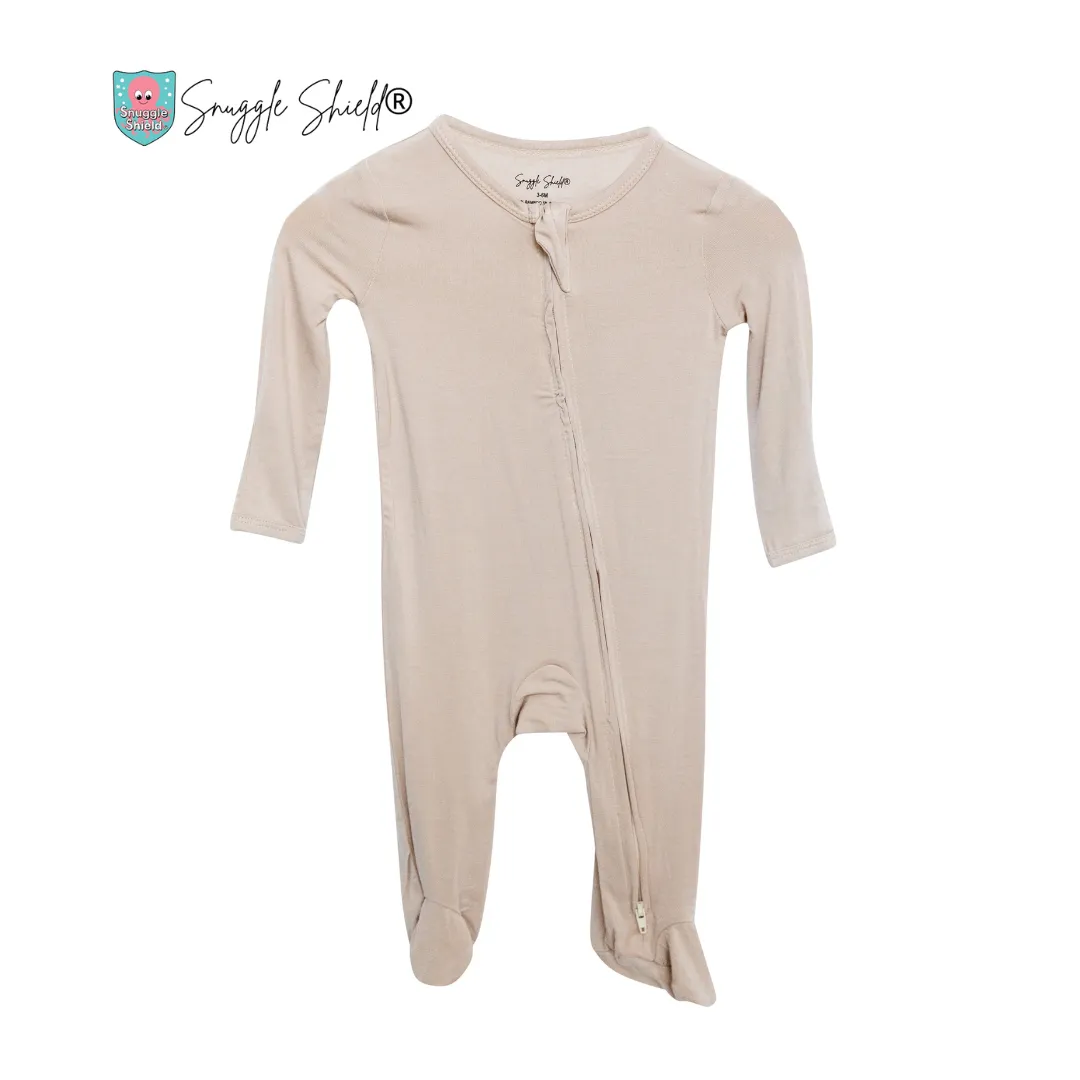 Snuggle Shield® Snuggle Shield LUXE Bamboo Footie Pajamas (3-6 Months)