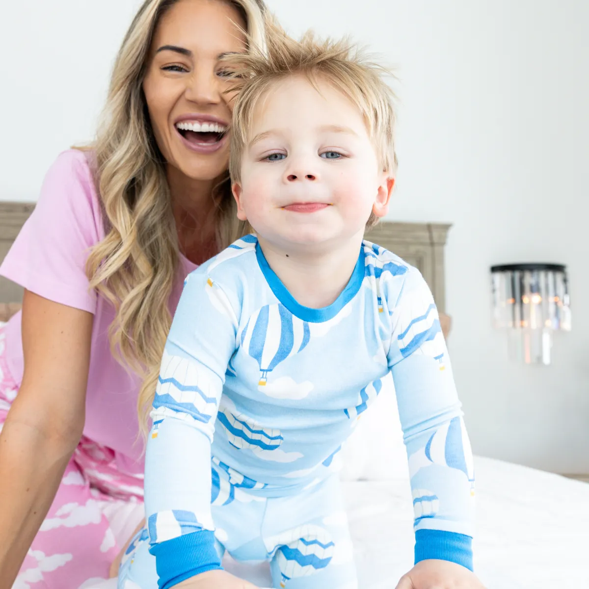 Toddler/Kids Bamboo Pajamas - Hot Air Balloons