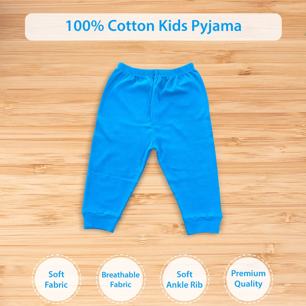 Unisex Plain Pyjama/Lowers Combo for Kids (1-2 Years)