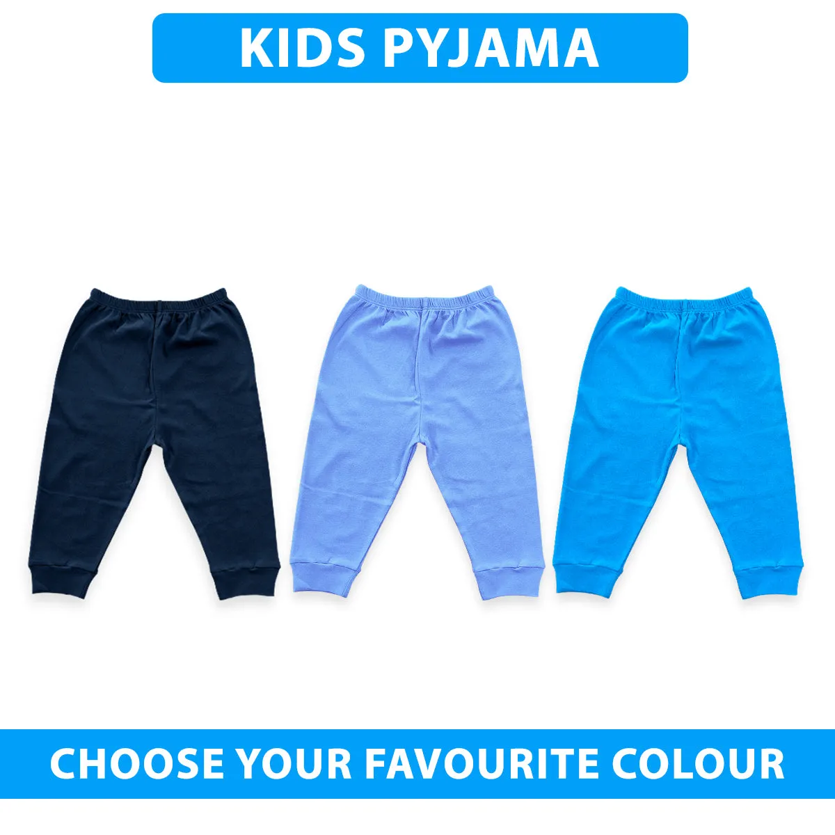 Unisex Plain Pyjama/Lowers Combo for Kids (1-2 Years)