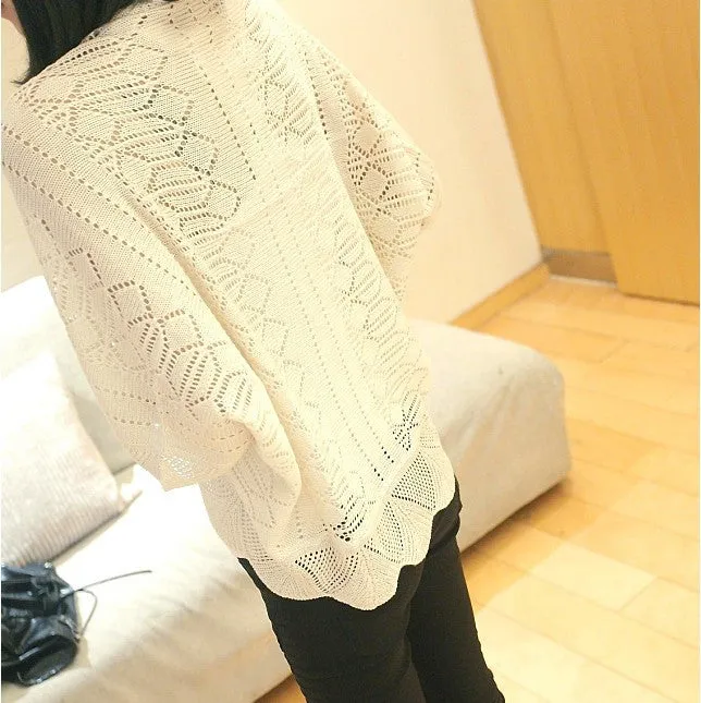 Women's Thin Casual Cardigan With Lace