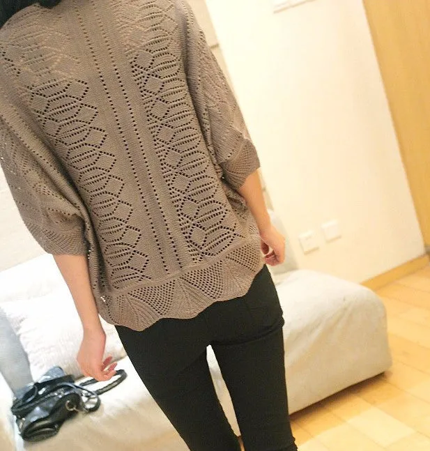 Women's Thin Casual Cardigan With Lace