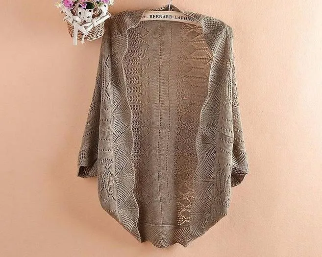 Women's Thin Casual Cardigan With Lace