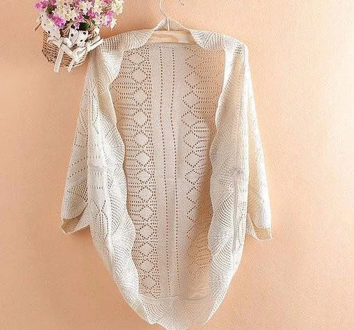 Women's Thin Casual Cardigan With Lace